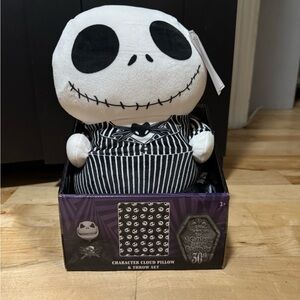 New Jack Skellington Character Pillow and Throw Set